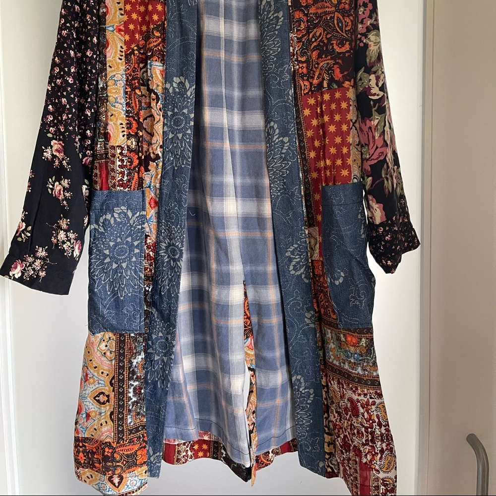Patchwork Floral Women's Jacket - Picture 2 of 8